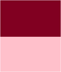 Burgundy and pink color combination.