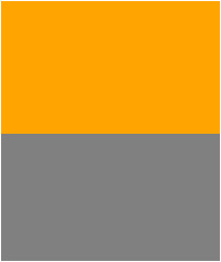 Orange and gray color combination.