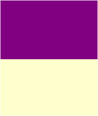 Purple and Cream color combinations.